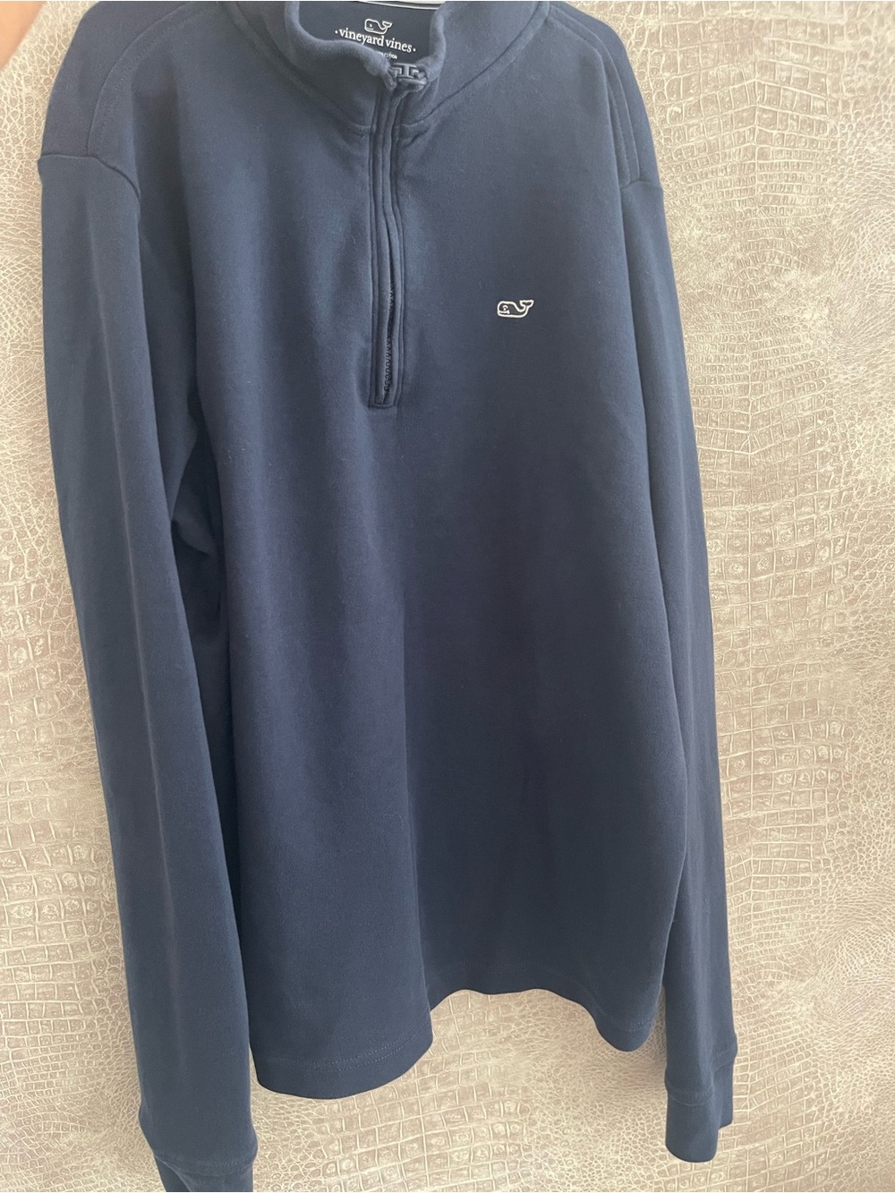 Vineyard Vines Sweatshirt 1/4 Zip Teens XL(18) Pullover Blue Long Sleeve